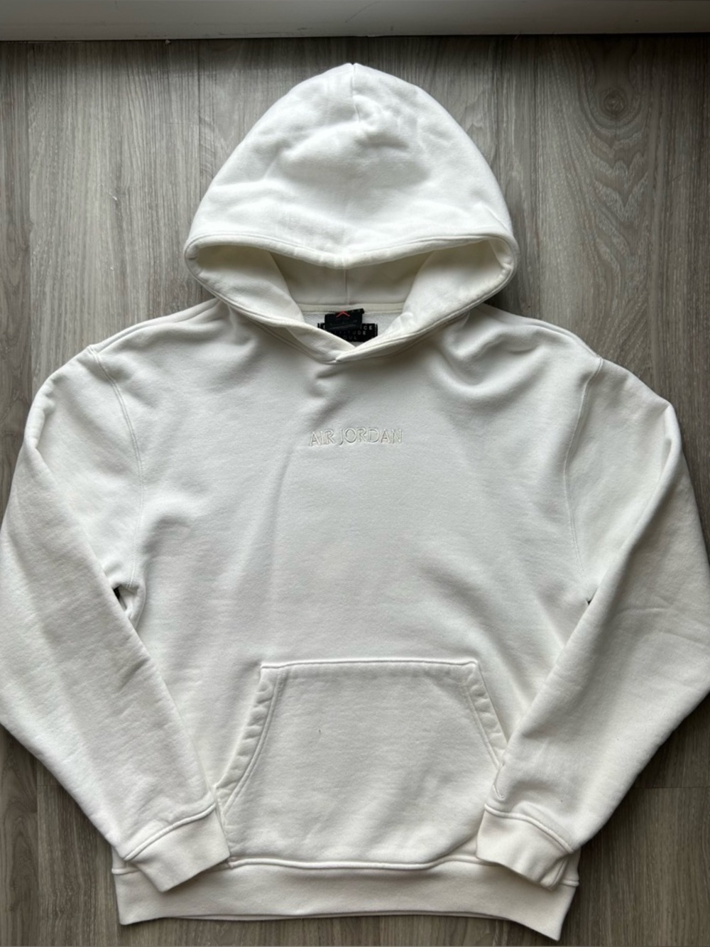 Jordan Heavyweight Wordmark Hoodie in Classic White (Small) - Picture 3 of 11